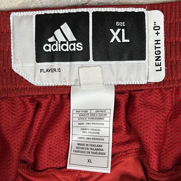 Kansas Jayhawks Game Issued Red Tear Away Pants Basketball L+0 Blue Adidas - Picture 3 of 12